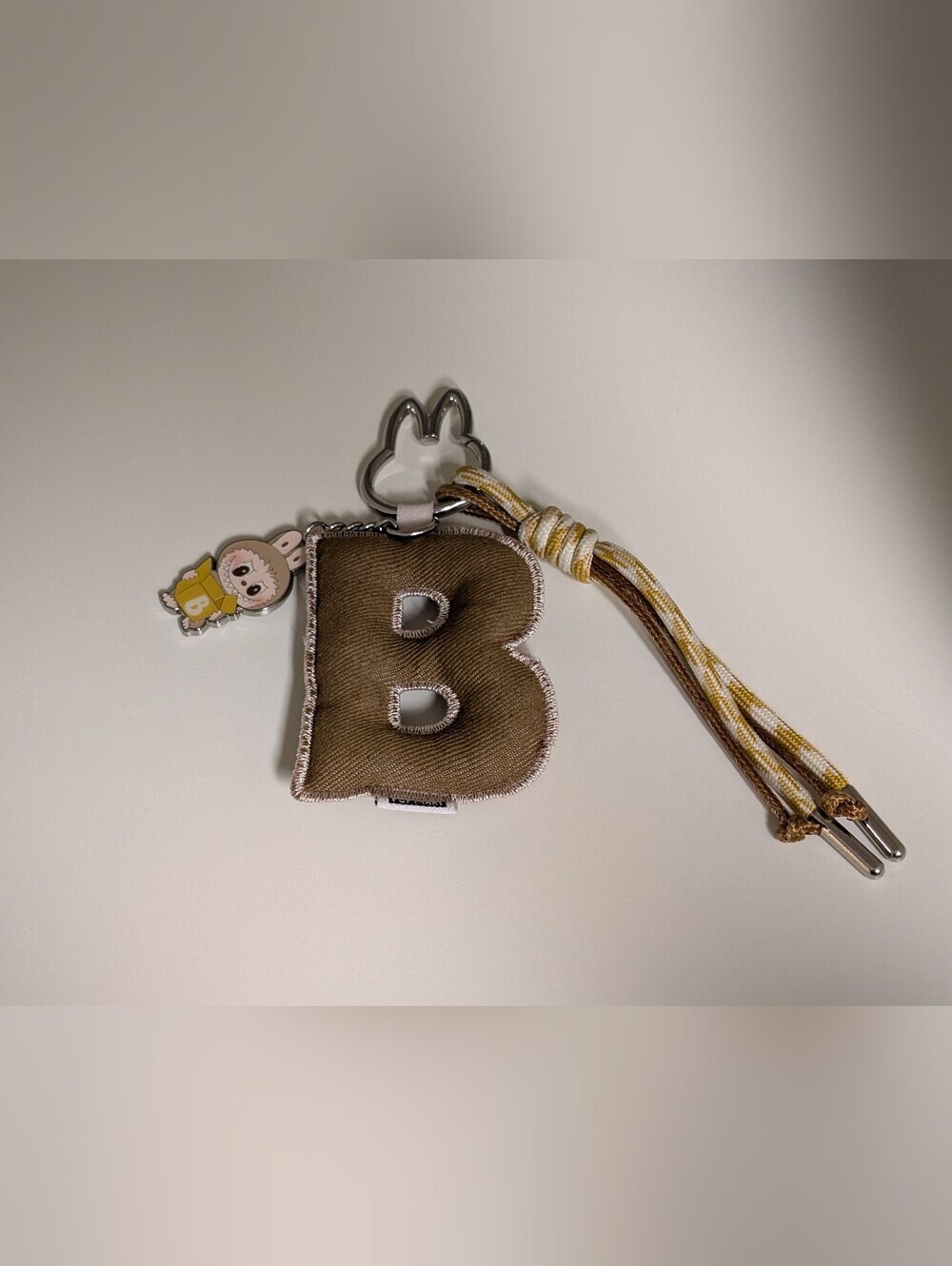 Popmart Labubu The Monsters Pin For Love Keychain With Enamel Charm